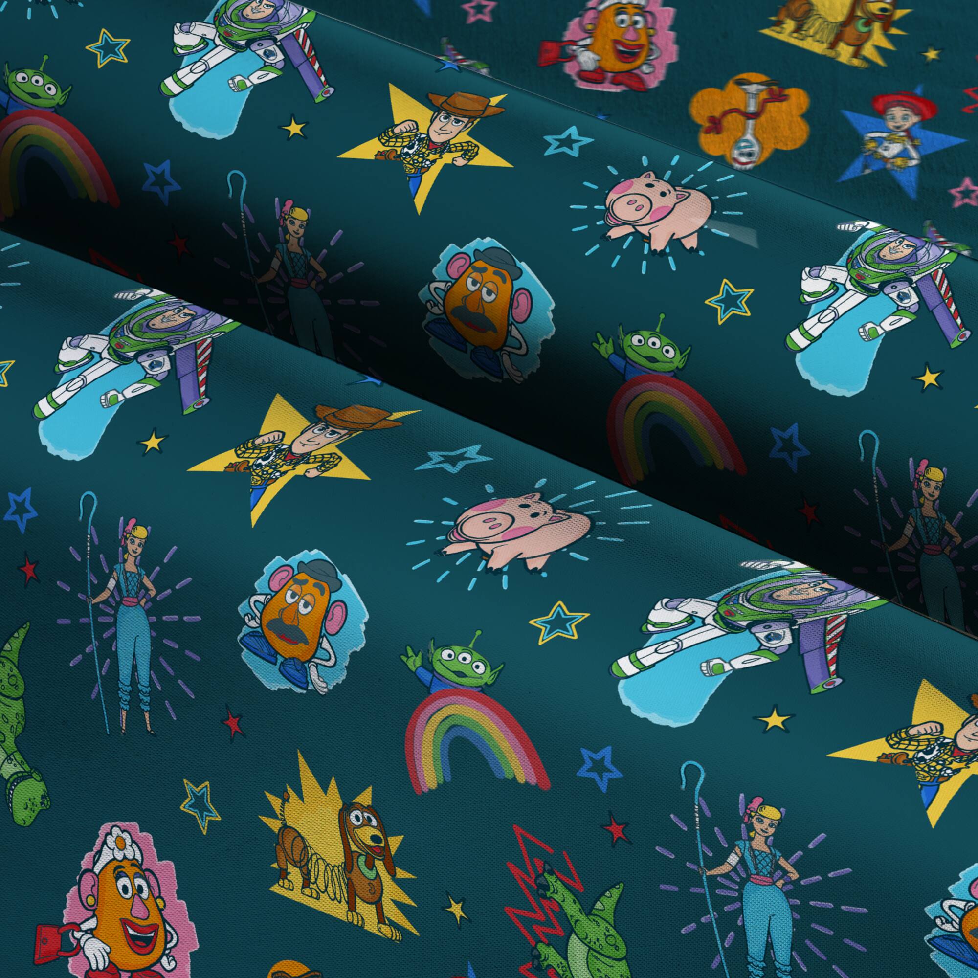 Disney Pixar Toy Story All Star Cotton Fabric